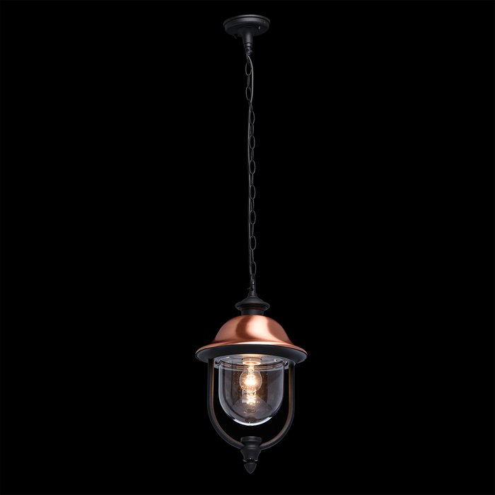 Уличный подвесной светильник Дубай с прозрачным плафоном - купить Подвесные уличные светильники по цене 7840.0