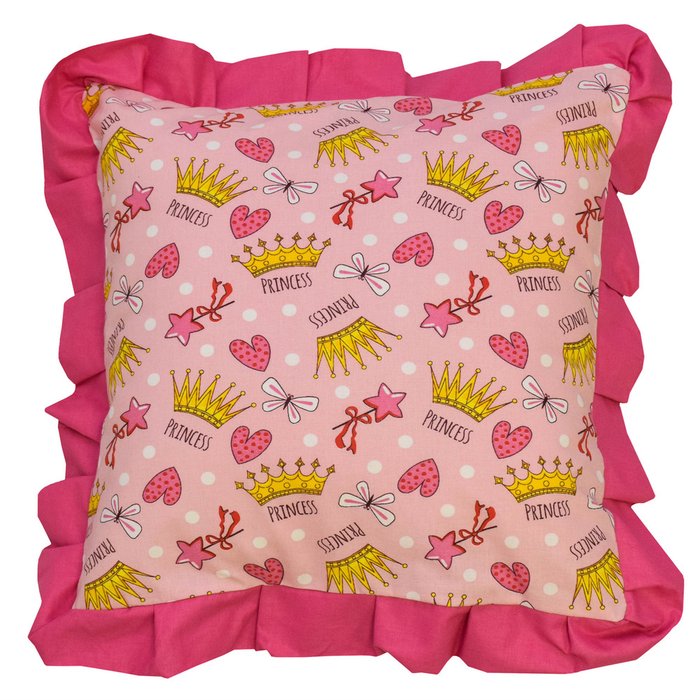 Подушка детская с рюшами "Маленькая принцесса"