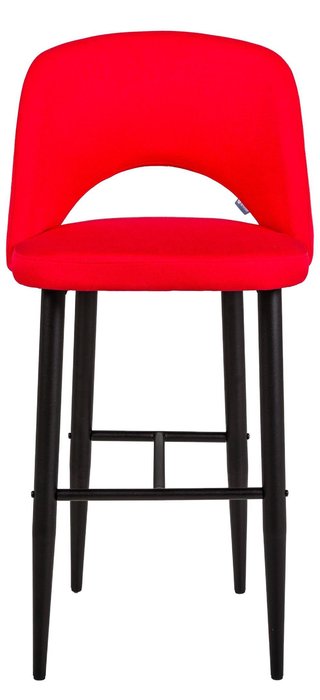 Стул барный Lars красного цвета - лучшие Барные стулья в INMYROOM