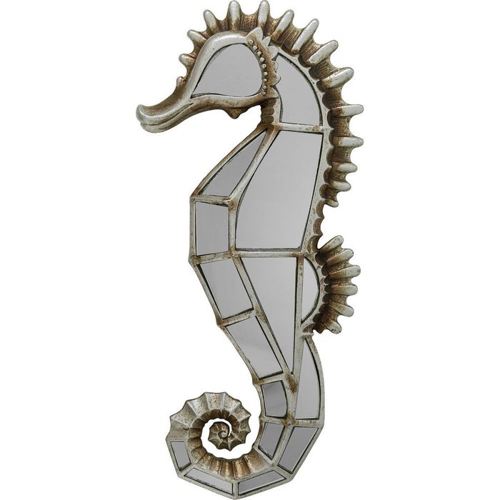 Украшение настенное Sea Horse серого цвета