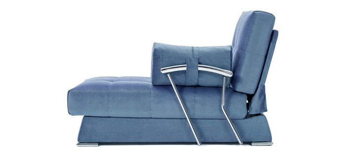 Угловой диван с подлокотниками Дудинка Galaxy синего цвета - лучшие Угловые диваны в INMYROOM