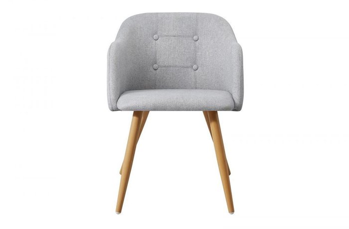 Стул с подлокотниками серого цвета - купить Обеденные стулья по цене 8800.0