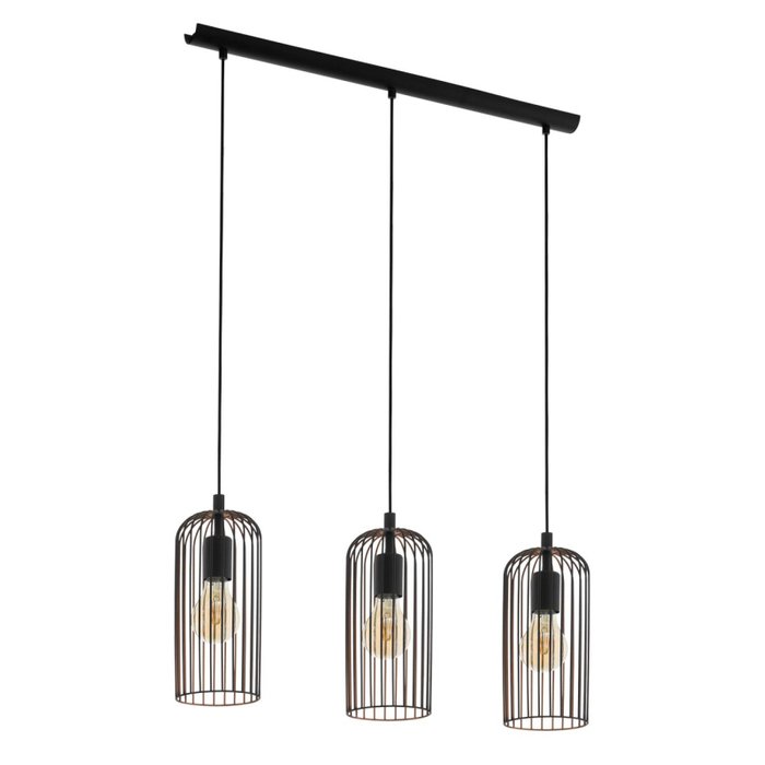 Подвесной светильник Roccamena 49645 (металл, цвет черный) Подвесной светильник Roccamena 49645 (металл, цвет черный)