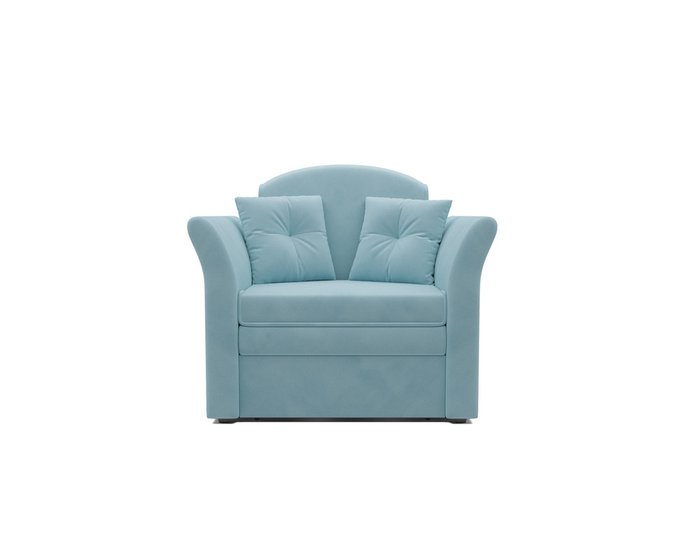 Кресло-кровать Малютка 2 голубого цвета - купить Интерьерные кресла по цене 20190.0