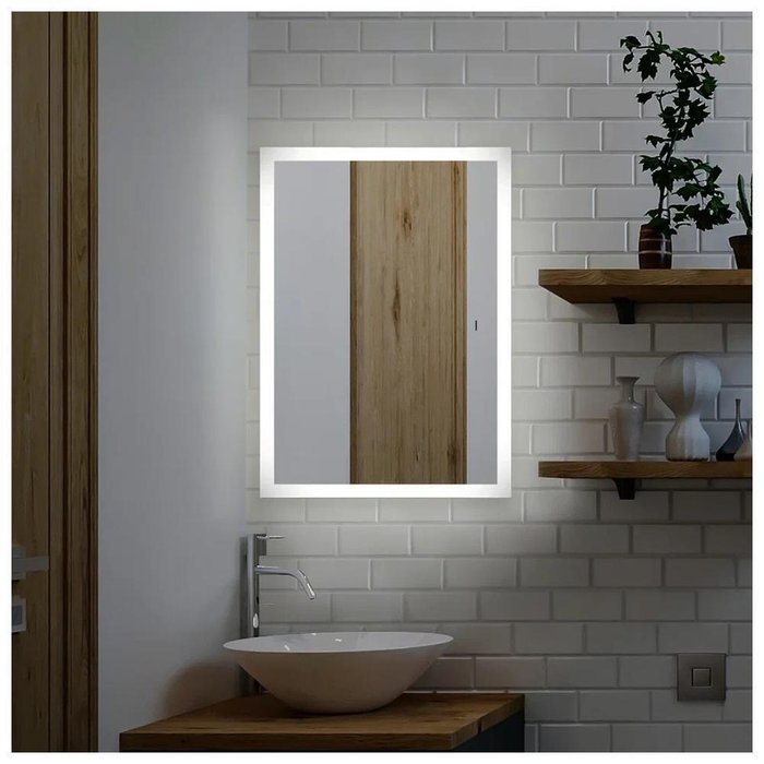 Зеркало Silver Mirrors Норма 50х70 бесконтактный сенсор - лучшие Настенные зеркала в INMYROOM