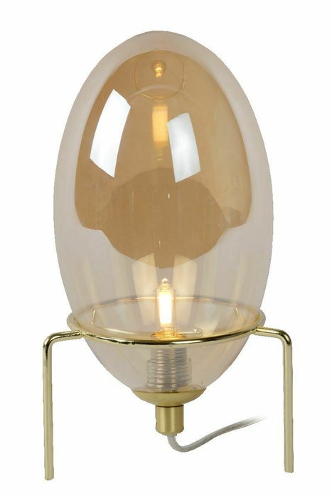 Настольная лампа Extravaganza Bellister 03527/01/62 (стекло, цвет янтарный)