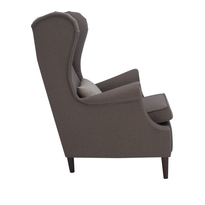 Кресло Монтего темно-коричневого цвета  - лучшие Интерьерные кресла в INMYROOM