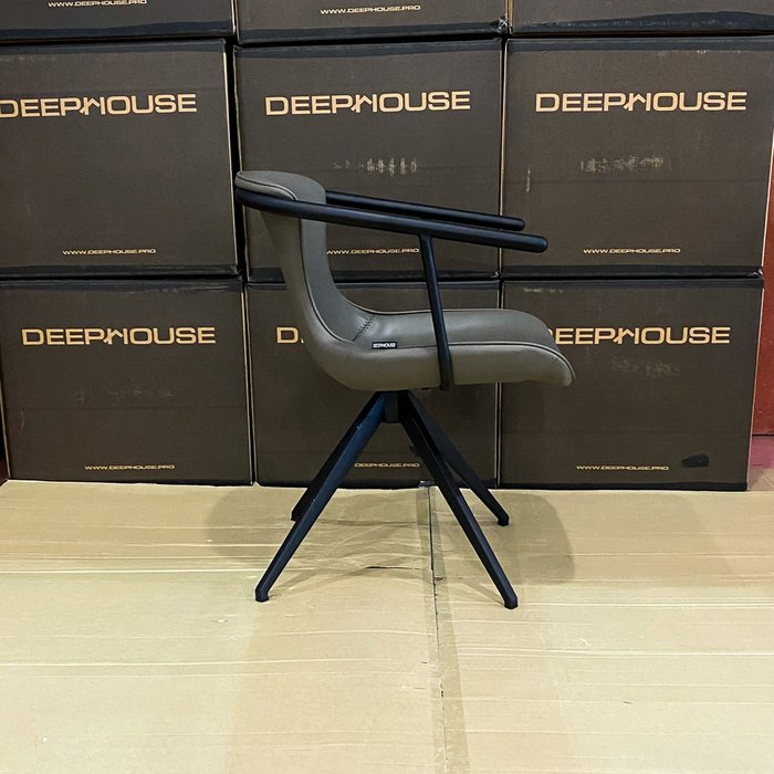 Стул Витербо серого цвета - лучшие Обеденные стулья в INMYROOM