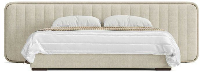 Кровать Forma-2 180х200 бежевого цвета с просторчкой без подъемного механизма - купить Кровати для спальни по цене 132300.0