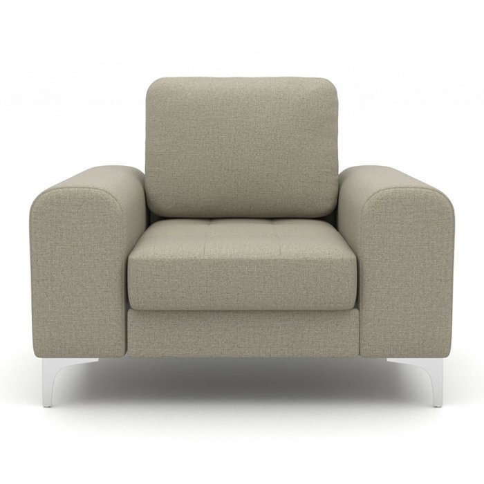  Кресло Vittorio ST бежевого цвета - купить Интерьерные кресла по цене 31400.0
