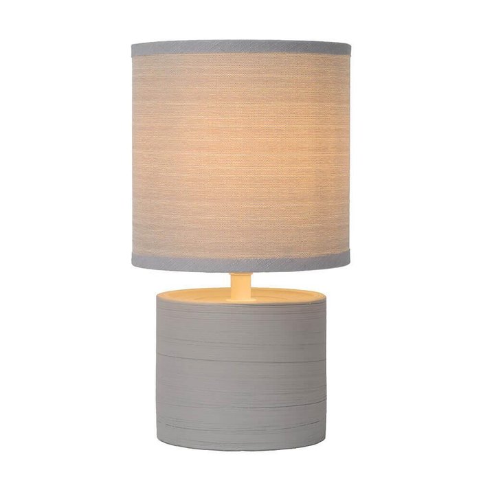 Настольная лампа Greasby серого цвета - купить Настольные лампы по цене 2560.0