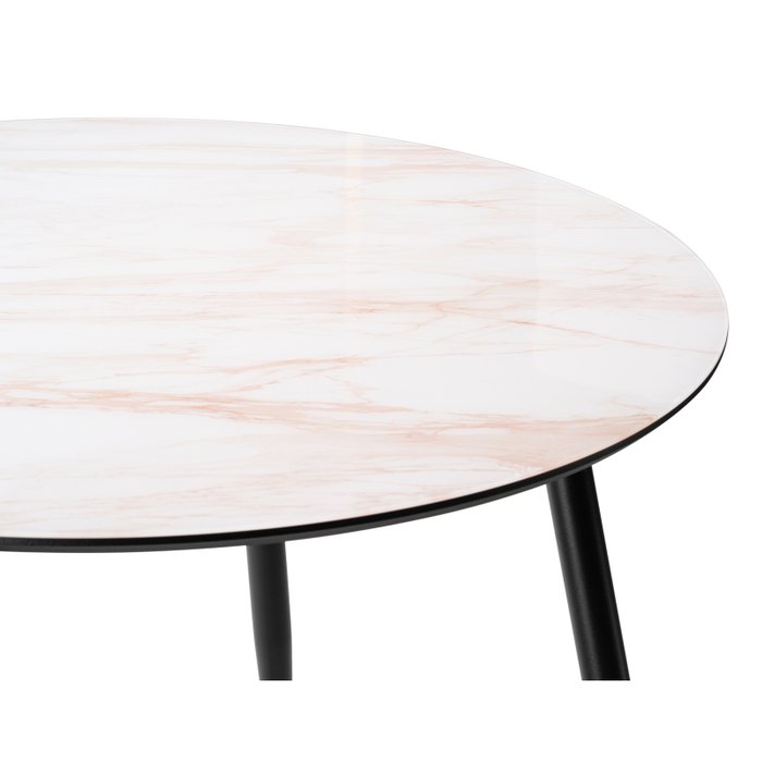 Обеденный стол Анселм бежево-белого цвета - лучшие Обеденные столы в INMYROOM