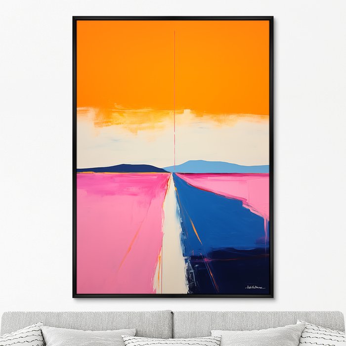 Репродукция картины Landscape Collection, Lines of roads, No 2, 2024г. - купить Картины по цене 24999.0