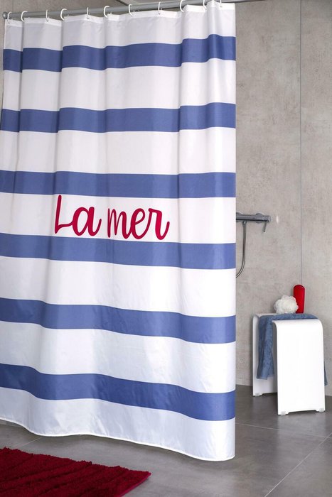 Штора для ванных комнат La Mer цветной - купить Шторки для душа по цене 2846.0