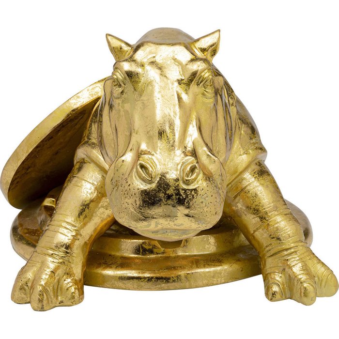 Статуэтка Rhino золотого цвета - купить Фигуры и статуэтки по цене 77350.0