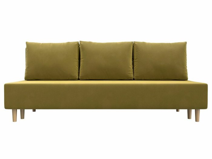 Диван-кровать Лига 033 желтого цвета - купить Прямые диваны по цене 28999.0