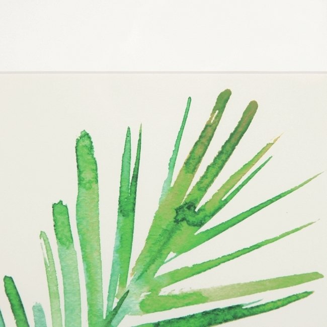 Постер в раме с изображением пальмового листа Palm 2 - купить Картины по цене 4326.0