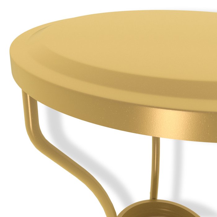 Кофейный стол Ансбах золотого цвета - лучшие Кофейные столики в INMYROOM