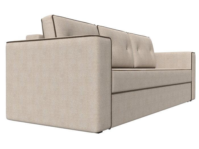 Прямой диван-кровать  Принстон бежевого цвета - лучшие Прямые диваны в INMYROOM