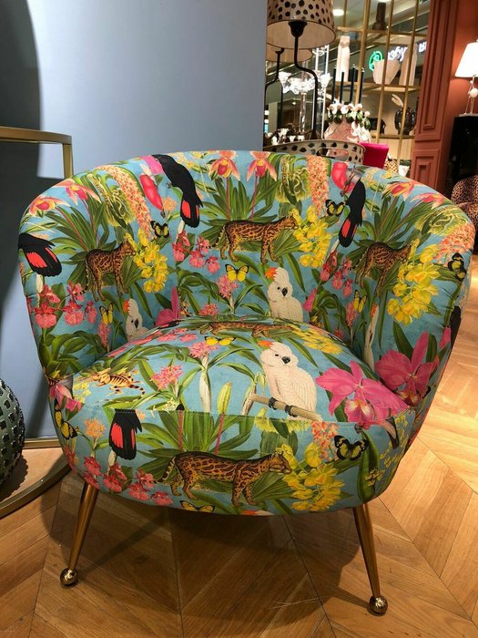 Кресло Kellit jungle разноцветное - купить Интерьерные кресла по цене 294000.0
