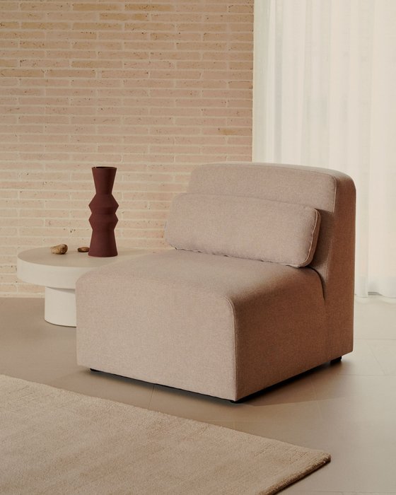 Кресло Neom бежевого цвета - купить Интерьерные кресла по цене 102990