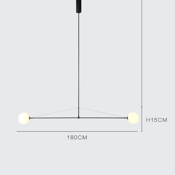Подвесной светильник Lines с белыми плафонами  - лучшие Подвесные светильники в INMYROOM