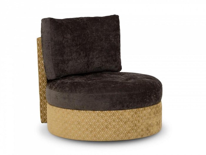 Кресло Wing Round темно-коричневого цвета - купить Интерьерные кресла по цене 34090.0