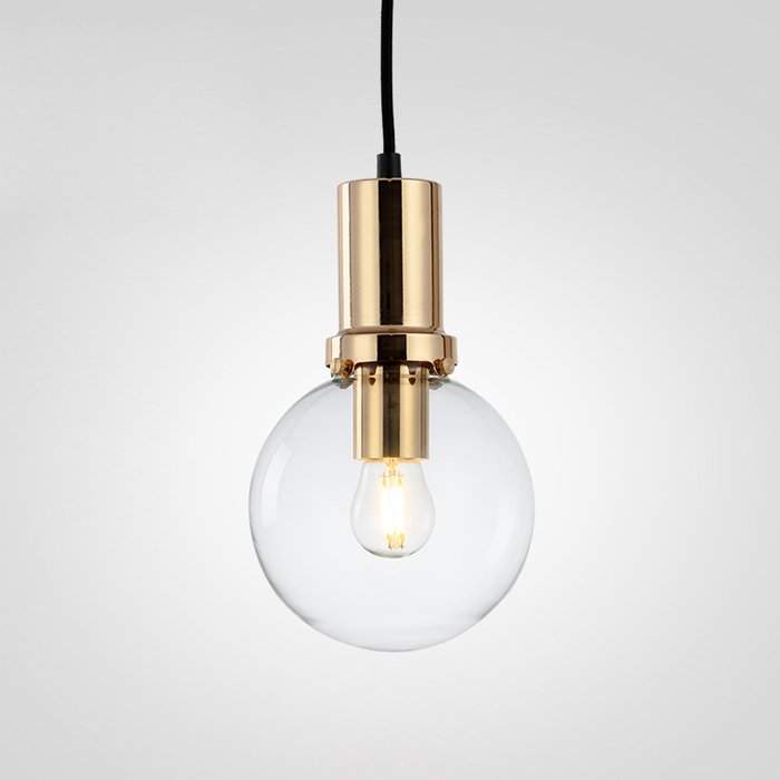 Подвесной светильник Penball D15 золотого цвета