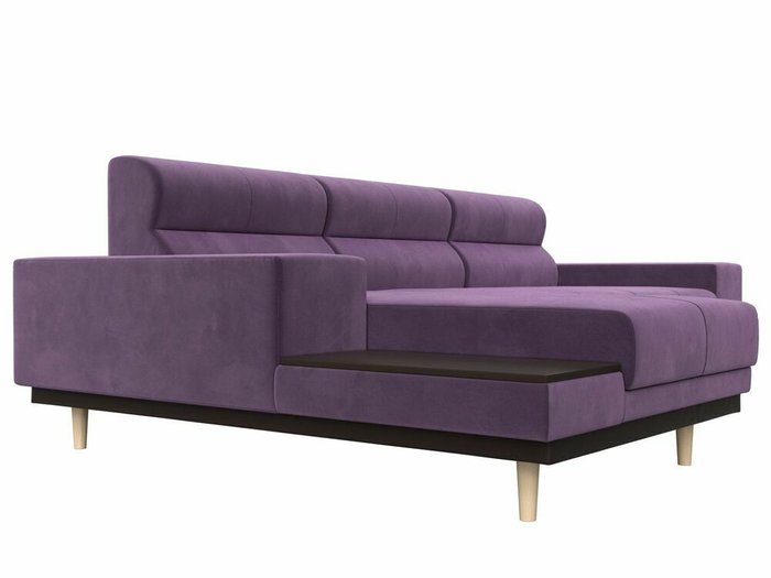 Угловой диван-кровать Леонардо сиреневого цвета левый угол - лучшие Угловые диваны в INMYROOM