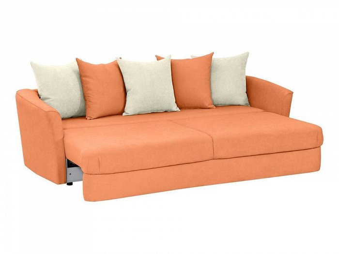 Диван-кровать California оранжевого цвета - лучшие Прямые диваны в INMYROOM