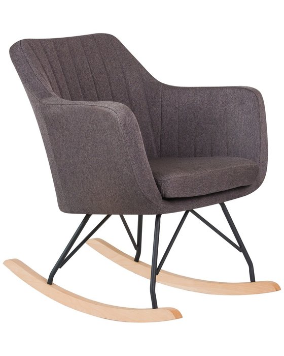 Кресло-качалка Kiara серого цвета - купить Интерьерные кресла по цене 12950.0