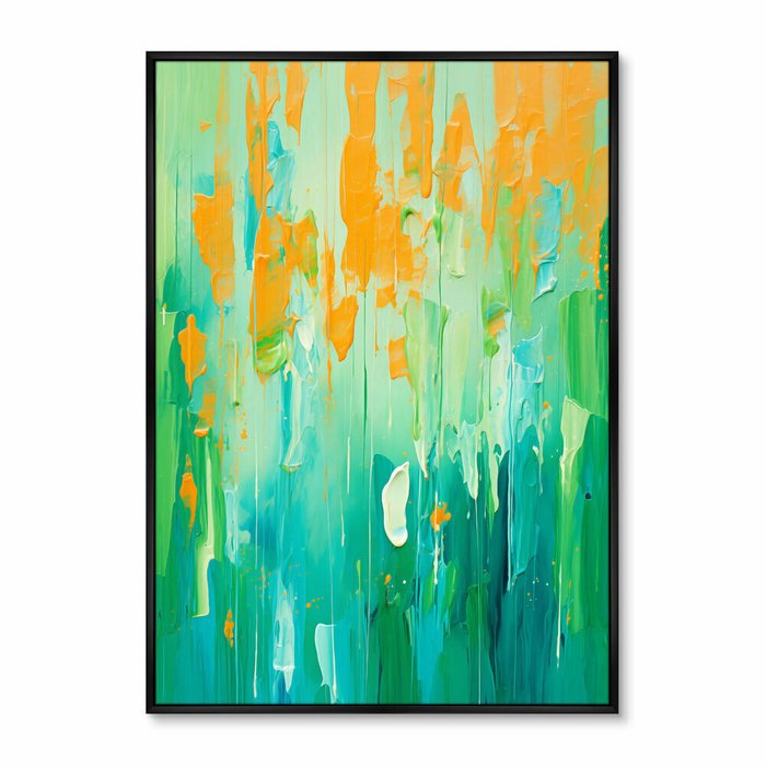 Репродукция картины Landscape collection, blooming, No 2, 2024г.