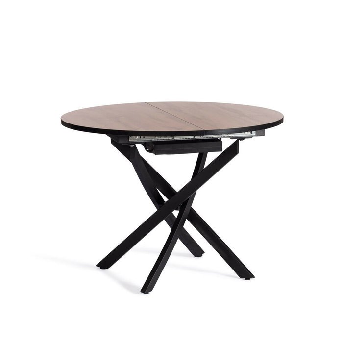 Раздвижной обеденный стол Manzana коричневого цвета - купить Обеденные столы по цене 20180.0
