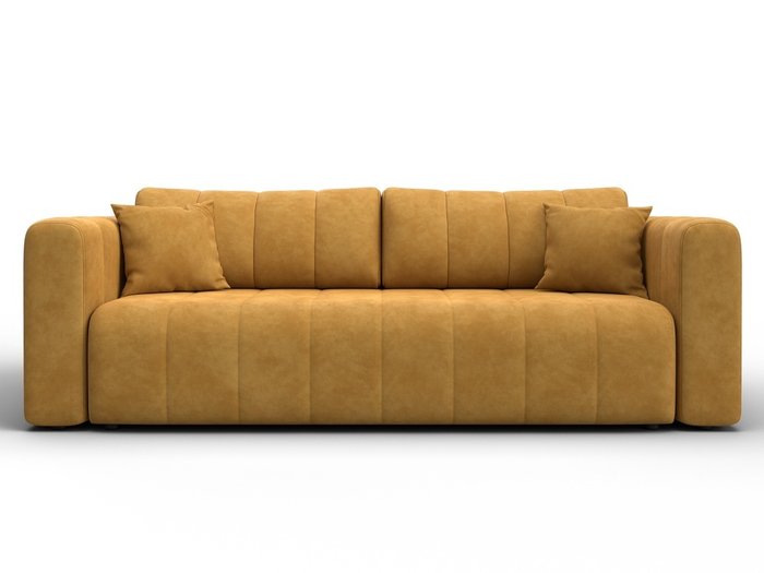 Диван-кровать Лига-062 желтого цвета - купить Прямые диваны по цене 84990 Диван-кровать Лига-062 желтого цвета - купить Прямые диваны по цене 84990