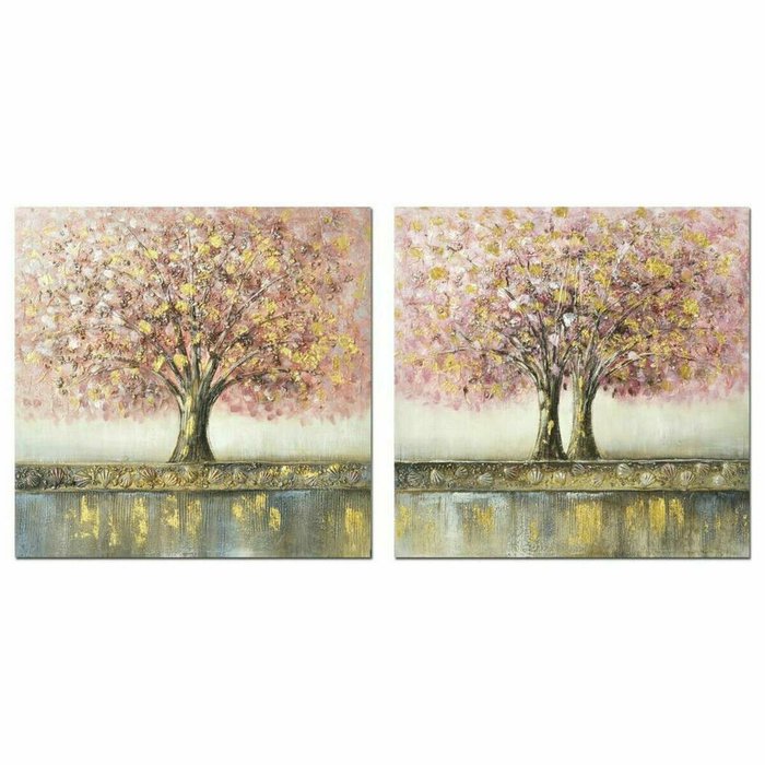 Картина Дерево 80 x 3 x 80 cm традиционный (2 штук)