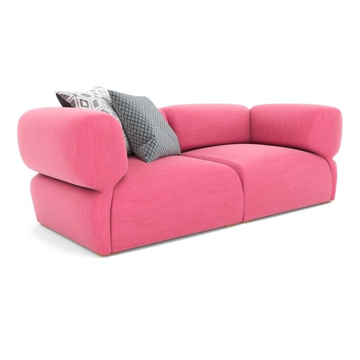 Диван двухместный Fly розового цвета - купить Прямые диваны по цене 80600.0