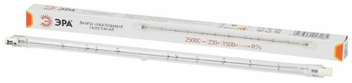 Галогенновая J254-1500W-R7s-230V Б0048497 Галогенновая J254-1500W-R7s-230V Б0048497
