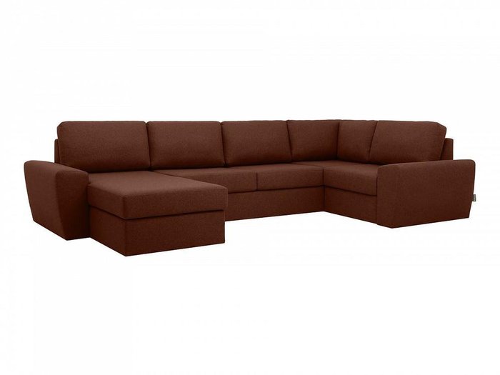 Угловой диван-кровать Petergof коричневого цвета - купить Угловые диваны по цене 245520.0