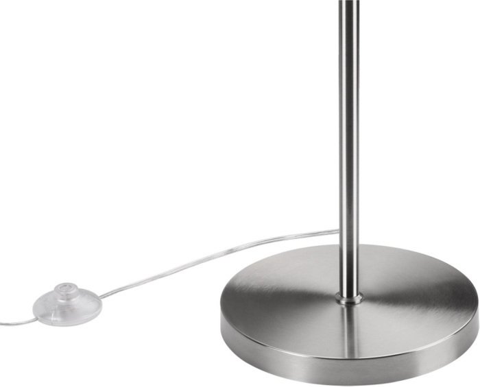 Торшер Lumion Nikki 8251/2F никель/серый, металл/текстиль Е27 2*60W 220V - лучшие Торшеры в INMYROOM