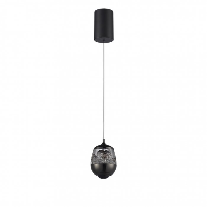 Светильник подвесной iLedex Rocks 8278P-1 PEARL BLACK - купить Подвесные светильники по цене 29090.0