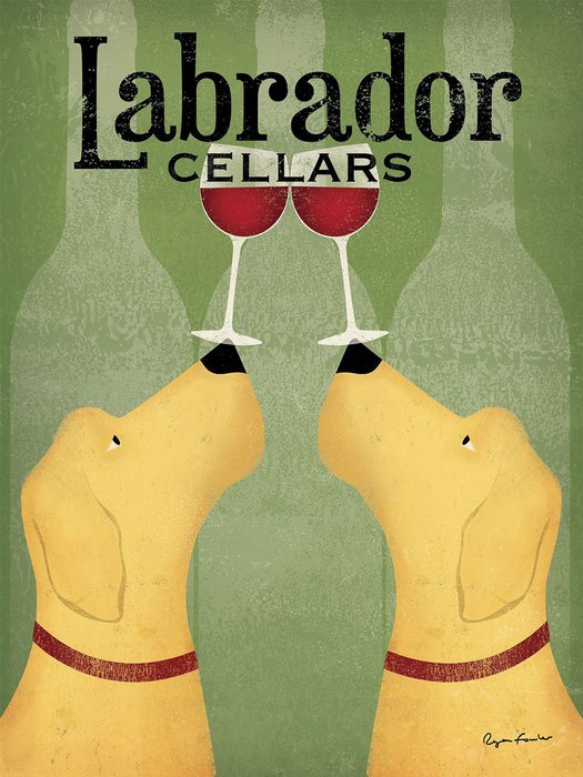 Картина (репродукция, постер): Labrador Cellars 