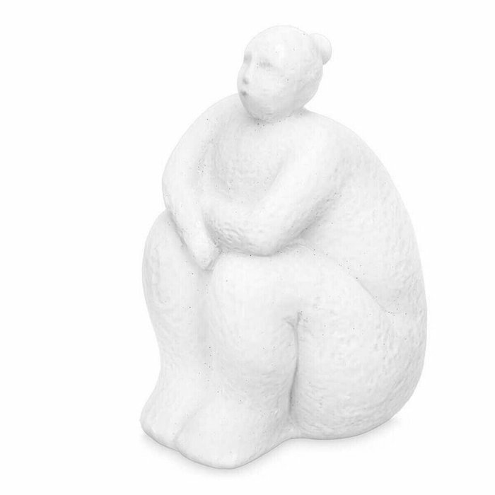 Декоративная фигура Белый Dolomite 18 x 30 x 19 cm (4 штук) Женщина Сидя - купить Фигуры и статуэтки по цене 11213.0