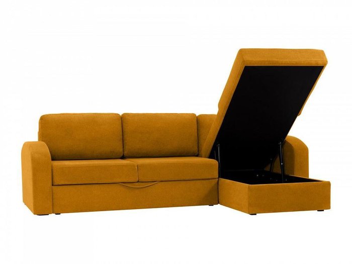 Угловой диван Peterhof горчичного цвета - лучшие Угловые диваны в INMYROOM