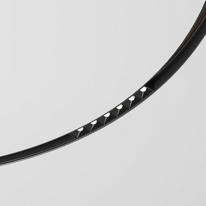 Трековый светильник для радиусного шинопровода 6W 4200K Intenso (чёрный) (1200мм) 85185/01 Slim Magnetic