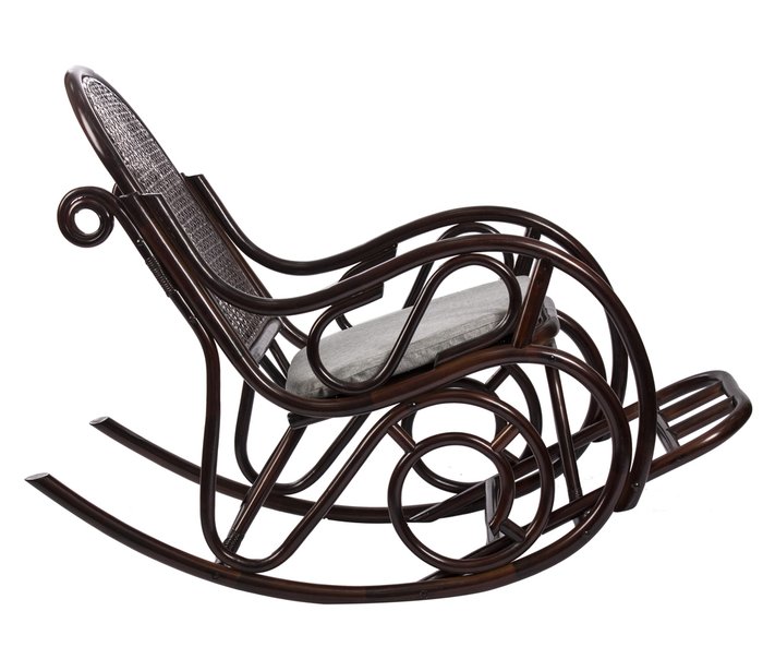 Кресло-качалка Novo с подушкой орех - купить Садовые кресла по цене 20448.0