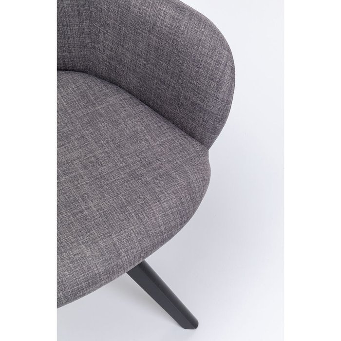 Стул вращающийся Lady серого цвета - лучшие Обеденные стулья в INMYROOM