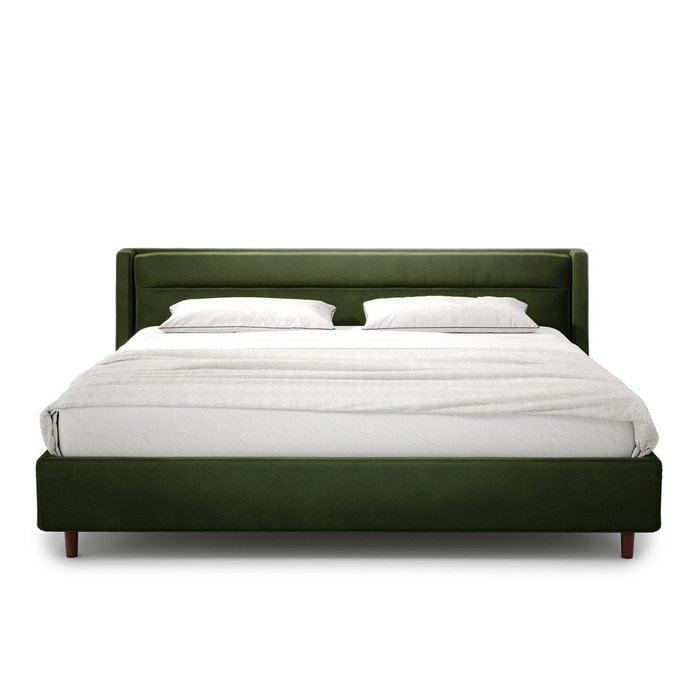 Кровать Iris 200х200 зеленого цвета  - купить Кровати для спальни по цене 167760.0