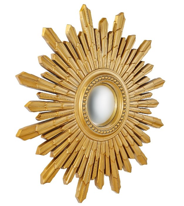 Настенное Зеркало-солнце New Solar Gold   - купить Настенные зеркала по цене 31000.0