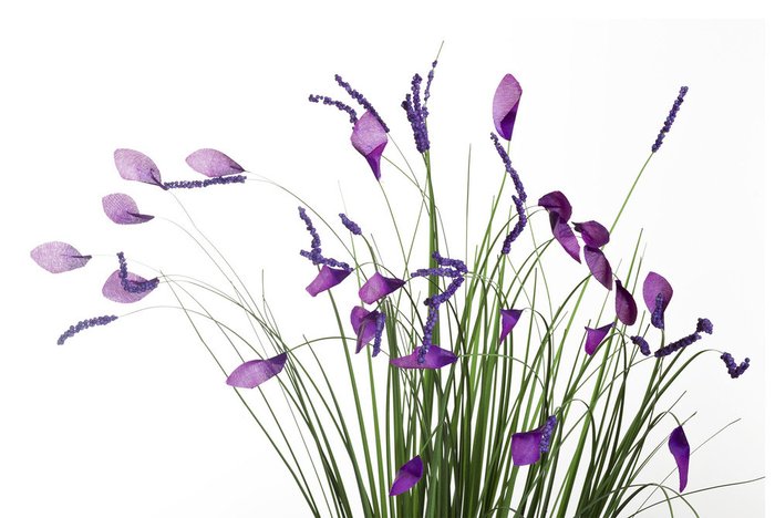 Искусственные растения Стебли травы с цветами   - купить Декоративные цветы по цене 410.0