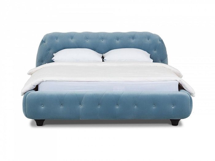 Кровать Cloud голубого цвета 160х200 - купить Кровати для спальни по цене 68080.0
